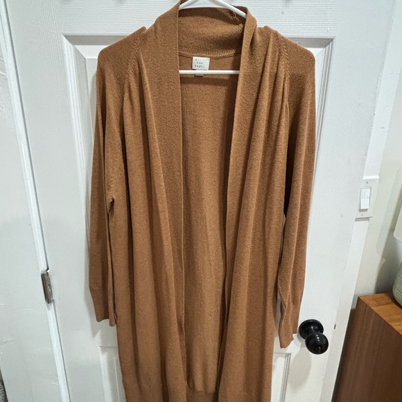 a new day Sweaters - Women's Tan Open Front Sweater